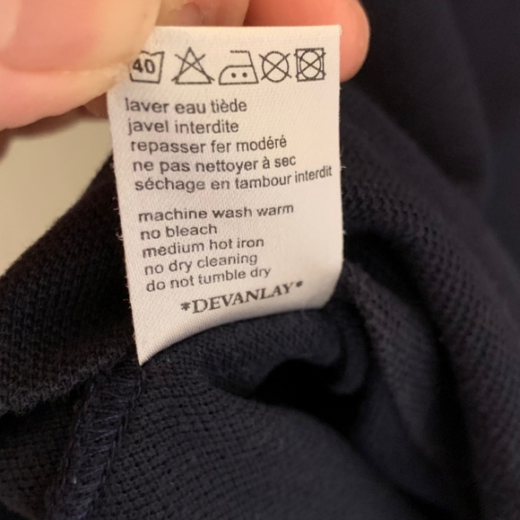 LACOSTE Polo Shirt Dark Blue - Picture 10 of 12